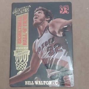 NEW!💯 BILL WALTON HALL OF FAME OLD SCHOOL BLAZERS BASKETBALL CARD WITH CASE!